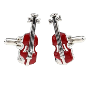 Ruby MG99 Spinki do mankietów skrzypce