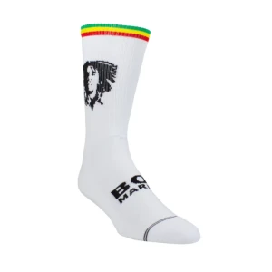 Perri's BOC304-100-O Bob Marley Smile White Skarpety