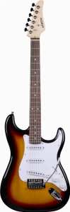 Arrow Tonecaster ST111 Tobacco Burst Rosewood White Gitara elektryczna