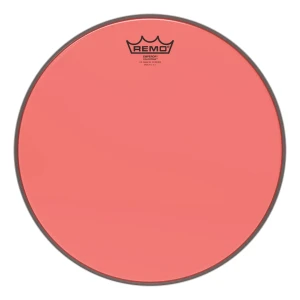 Remo 13" Colortone Emperor Clear Czerwony naciąg membrana