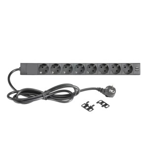 Adam Hall KM 3 USB 87471USB Listwa zasilająca 19"