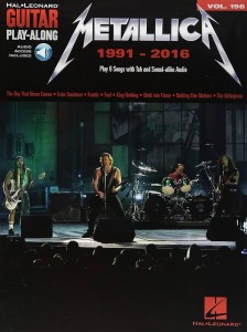 Metallica 1991-2016 Guitar Play Along Vol. 196