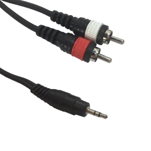 American DJ J3S 2RM 1,5 3,5 Jack Stereo - 2xRCA Kabel Audio
