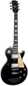 Arrow LP 22 Night Black Rosewood White Glossy Gitara Elektryczna