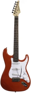 Gitara Elektryczna - Arrow ST111 Diamond Red Rosewood White