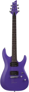 Schecter C6 Deluxe Satin Purple Gitara elektryczna