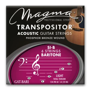 Magma GAT-BARI Transpositor Si-B Struny do gitary akustycznej