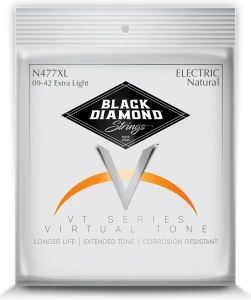 Struny do Gitary Elektrycznej - Black Diamond N477XL 9-42
