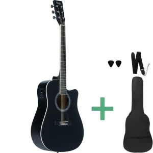 Sant AC86EQ SBK Gitara elektroakustyczna Black
