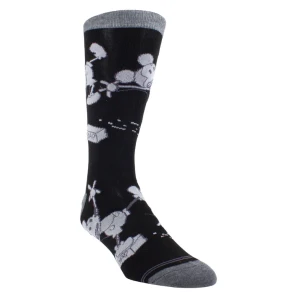 Perri's SSD320-001-O-M Smithsonian Monkey Crew Black Skarpety
