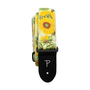 Perri's 7802 2" Jacquard Sunflower Garden Pasek do Gitary