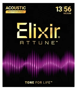 Elixir 21102 Attune Phos Bronze Medium 13-56  Struny do gitary akustycznej