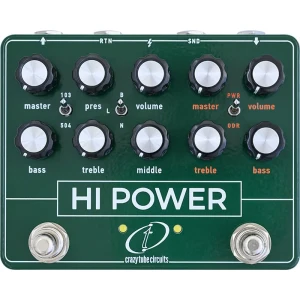 Crazy Tube Circuits Hi Power Dual Channel Amp Overdrive