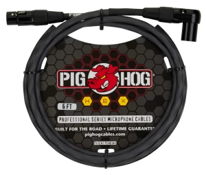 Pig Hog PHMH6GRR Hex Grey Kabel Mikrofonowy Łamany