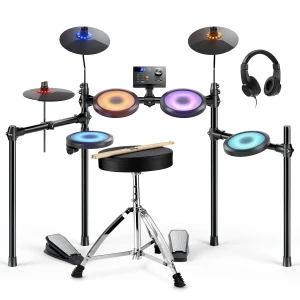 Donner DED70L Electronic Drum Set with LED EC7242 Perkusja elektroniczna z ledami