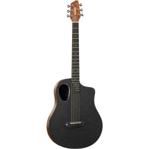 Donner Rising G2 Carbon Fiber Trans Black EC7389 Gitara elektroakustyczna