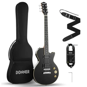 Donner DLP124B Black EC1277 Gitara elektryczna