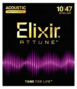 Elixir 21002 Attune Phos Bronze Extra Light 10-47 Struny do gitary akustycznej