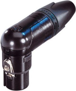 Wtyk kątowy XLR żeński - Neutrik NC 3 FRX BAG