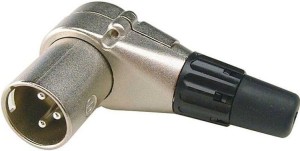 Wtyk kątowy XLR męski - Neutrik NC 3 MRC
