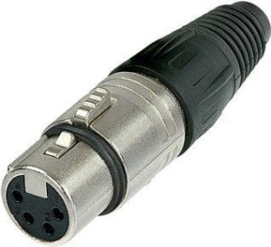Wtyk XLR żeńskie - Neutrik NC 4 FX