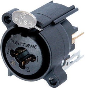 Gniazdo XLR Jack - Neutrik NCJ 6 FA V