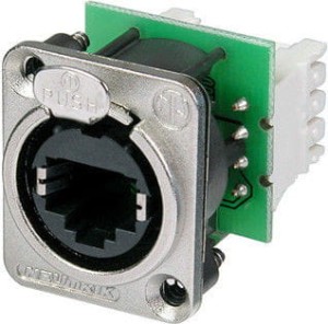 Gniazdo RJ45 - Neutrik NE 8 FDV Y 110