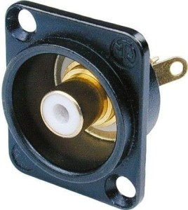 Gniazdo RCA - Neutrik NF 2 D B 9