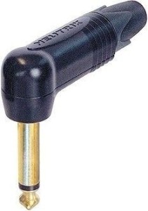 Wtyk kątowy Jack 6,3 mm - Neutrik NP 2 RX B
