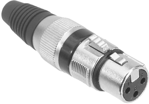 Wtyk XLR żeński Pro Audio CAX 304 FV