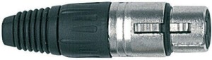 Wtyk XLR żeński - Proel XLR 3FV
