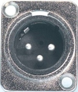 Gniazdo XLR męskie - Proel XLR 3 MDL