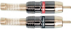 Wtyk RCA - Proel MRCA 48 BK