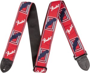 Pasek do Gitary - Fender 2" Monogrammed Strap, Red/White/Blue