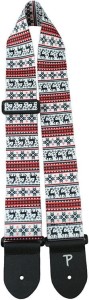 Pasek do Gitary - Perri's 6858 2.5" Xmas Riendeer Poly