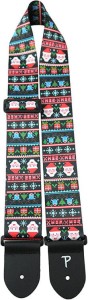 Pasek do Gitary - Perri's 6855 2.5" Xmas Santa Poly