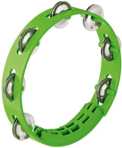Nino NINO49GG Green ABS Tambourine Tamburyno