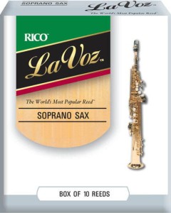Stroik do saksofonu sopranowego - Rico La Voz Sax Sopran 4 Medium Hard