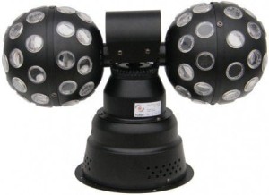 Flash Led Double Ball 2x9W