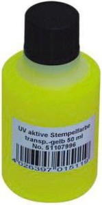 Eurolite Tusz UV aktywny, przezroczysty YELLOW