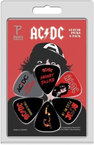 Zestaw Kostek Gitarowych - Perri's ACDC2 AC/DC