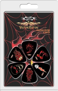 Zestaw Kostek Gitarowych - Kostki Gitarowe - Perri's VK7 Vulture Kulture