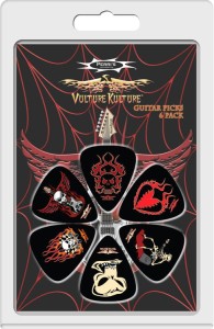 Zestaw Kostek Gitarowych - Kostki Gitarowe - Perri's VK8 Vulture Kulture