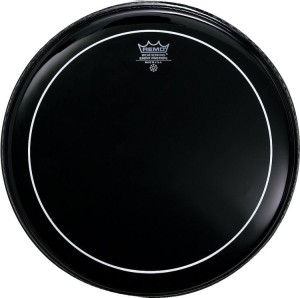Remo 18" Pinstripe Ebony