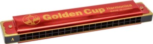 Harmonijka ustna - Golden Cup JH 020-1 Red Tonacja\A