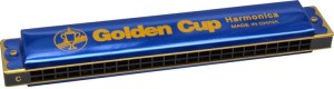 Harmonijka ustna - Golden Cup JH 024-1 Blue Tonacja\C