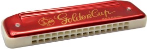 Harmonijka ustna - Golden Cup JH 016-3 Red Tonacja\C