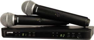 Zestaw bezprzewodowy - Shure BLX288E/SM58