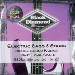 Struny do Gitary Basowej - Black Diamond N550L 40-120