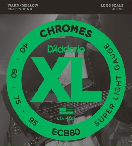 Struny do Gitary Basowej - D'addario ECB80 40-95